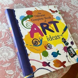 The Usborne Complete Book of ART Ideas 👩🏻‍🎨📚✂️✏️